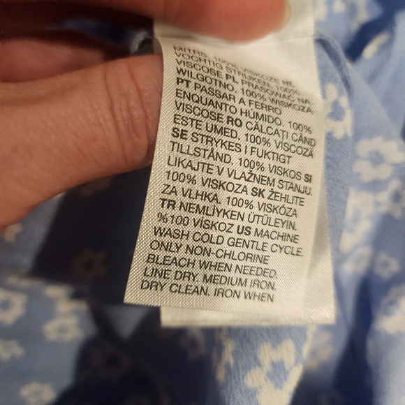 *NEW*‎ Blue Floral Midi Dress - Picture 9 of 9